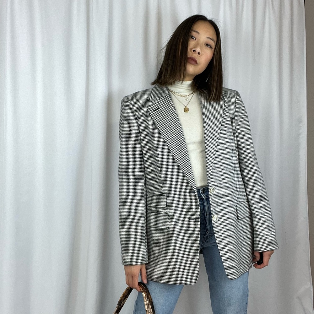 Ralph Lauren Houndstooth Blazer